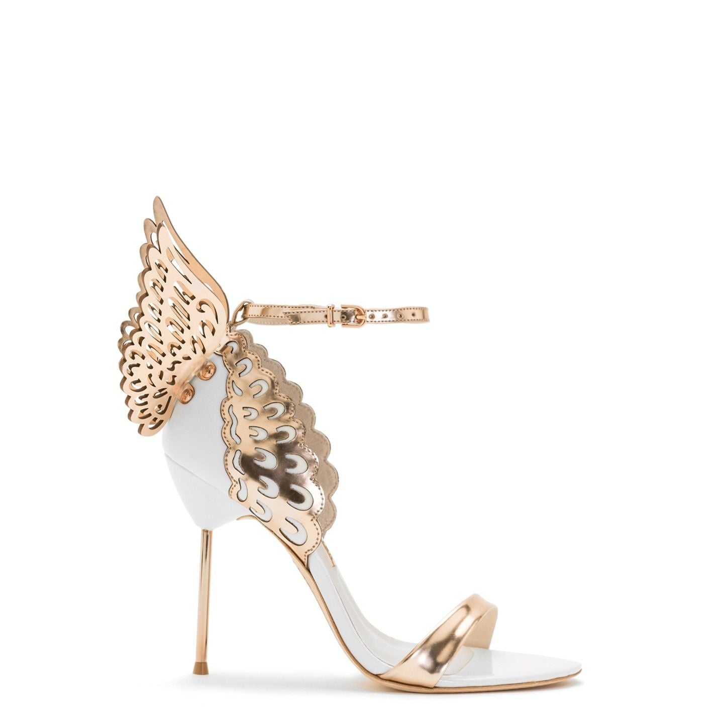  Evangeline Wing Heels White