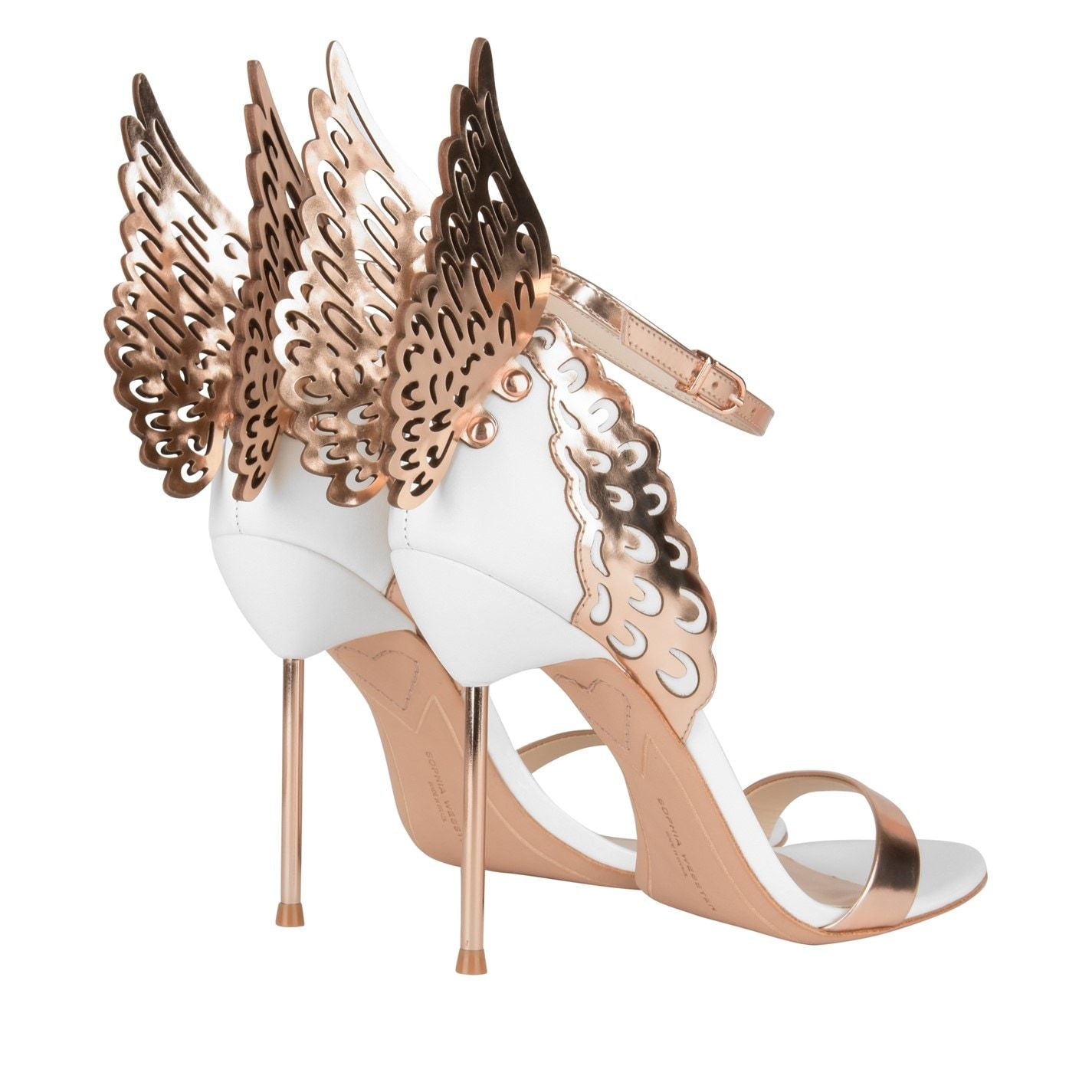  Evangeline Wing Heels White