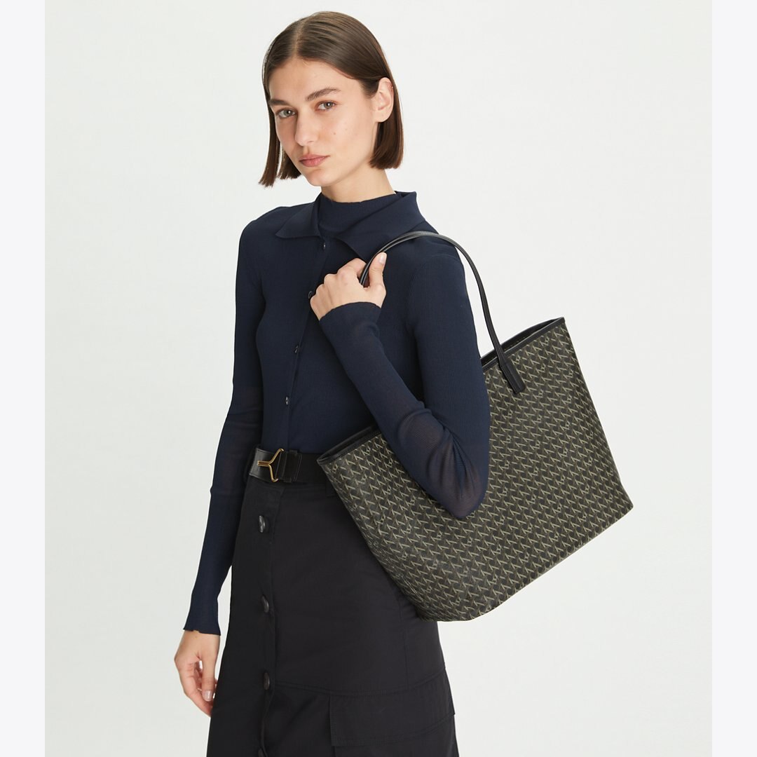 Tory Burch Ever-Ready Zip Tote Black