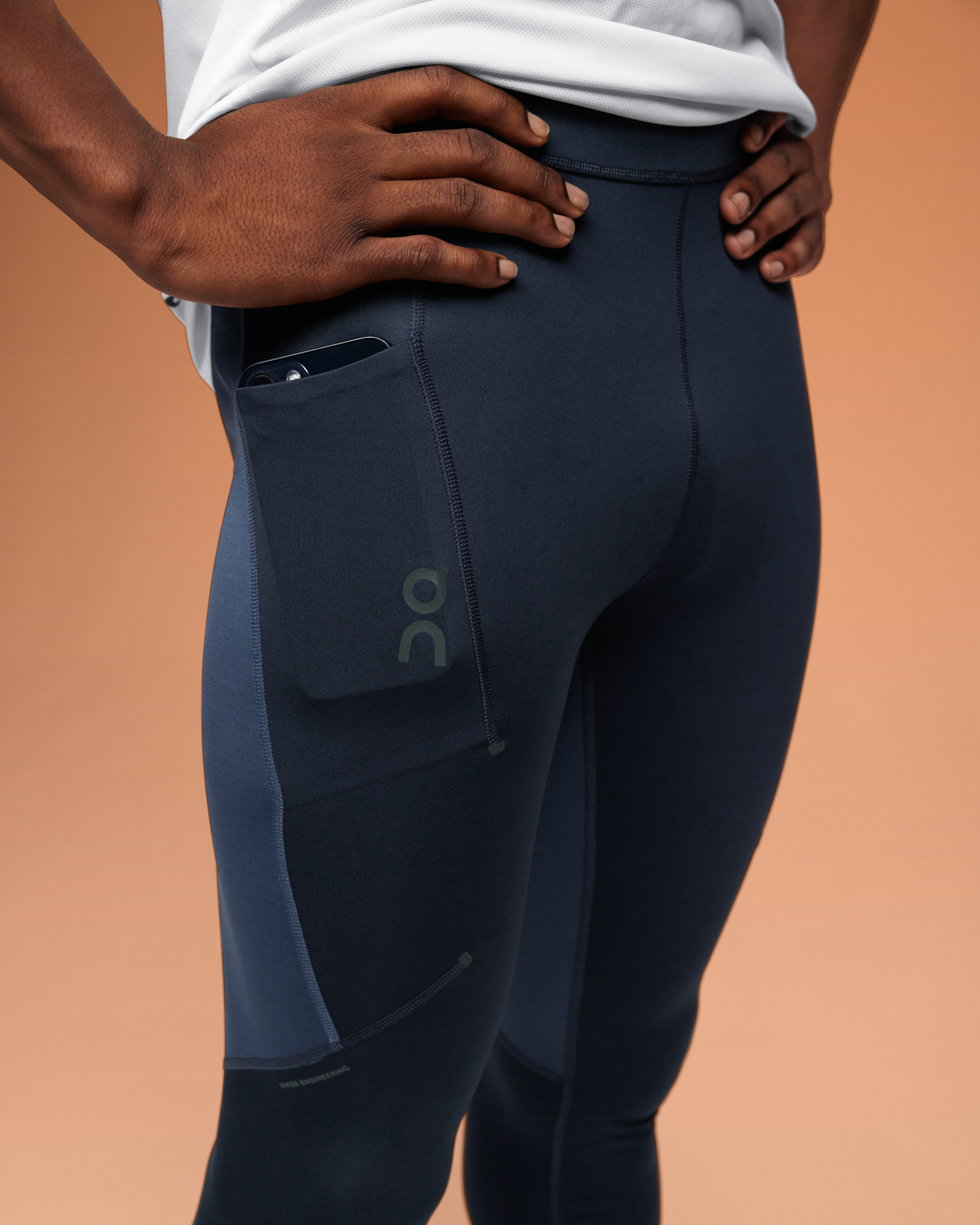 On Performance Tights Navy | Denim