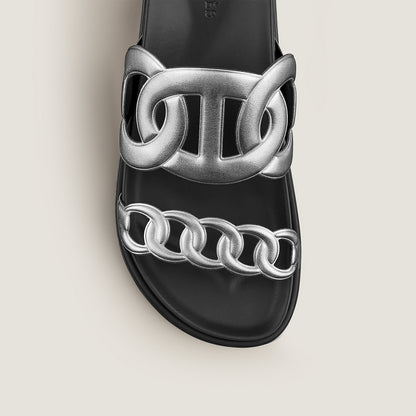  Hermes Extra Sandal Gris Argent