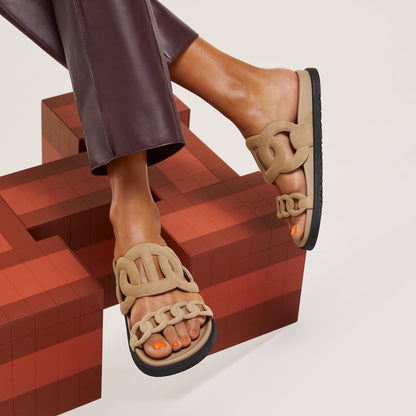  Hermes Extra Sandal Beige Argile
