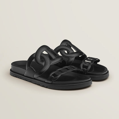  Hermes Extra Sandal Noir