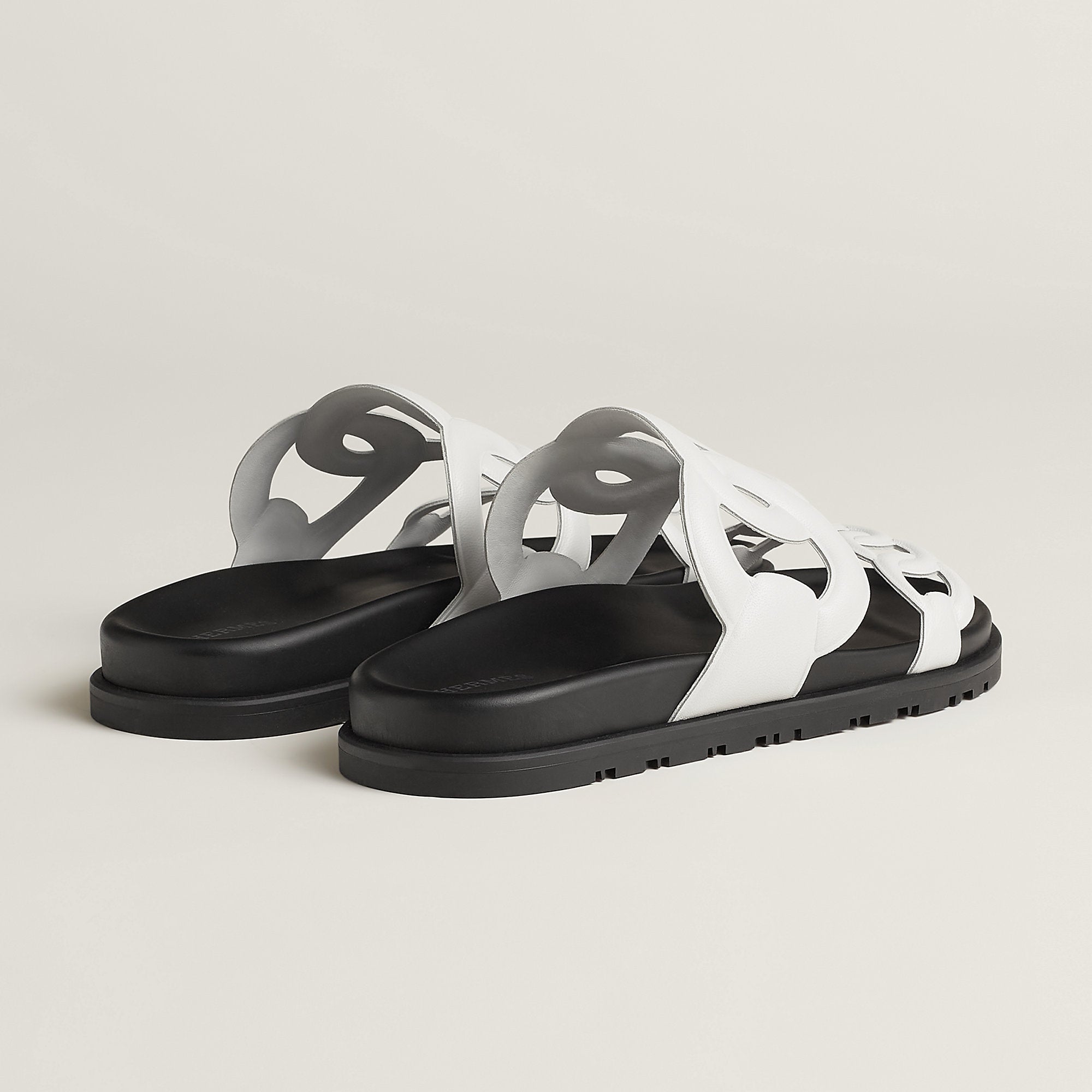  Hermes Extra Sandal Blanc