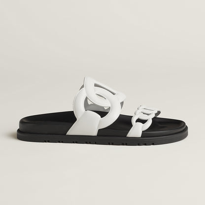  Hermes Extra Sandal Blanc