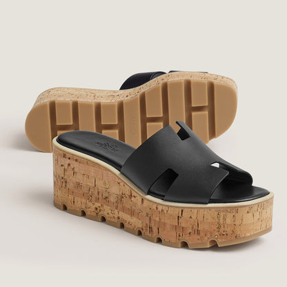  Hermes Eze 30 Sandal Noir
