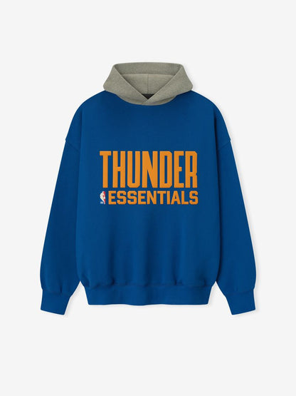 Essentials Thunder Sport Hoodie Blue/Concrete Heather