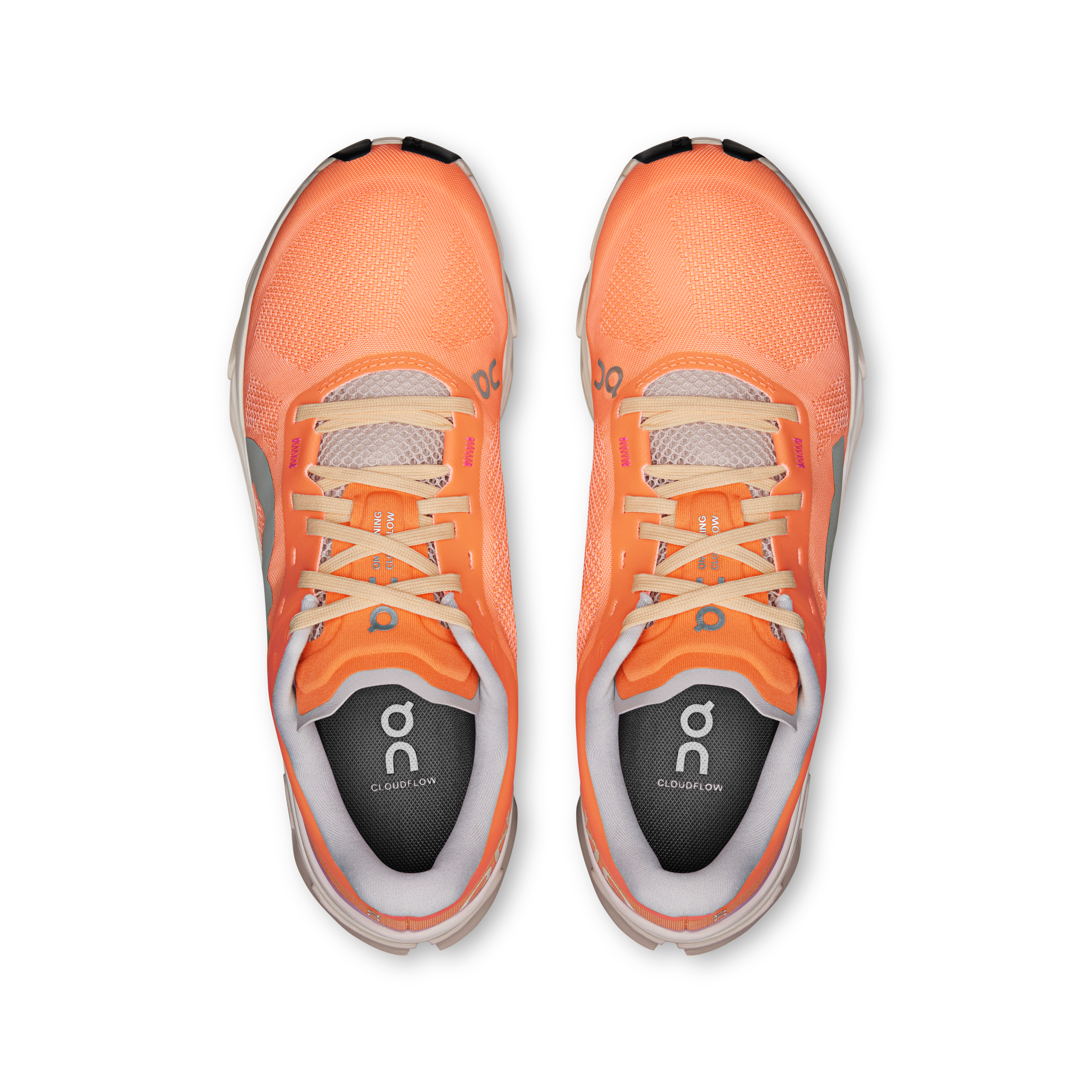 on running cloudflow 5 tangerine silver (women's)