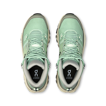 on running cloudrock mid waterproof mineral aloe (women's)