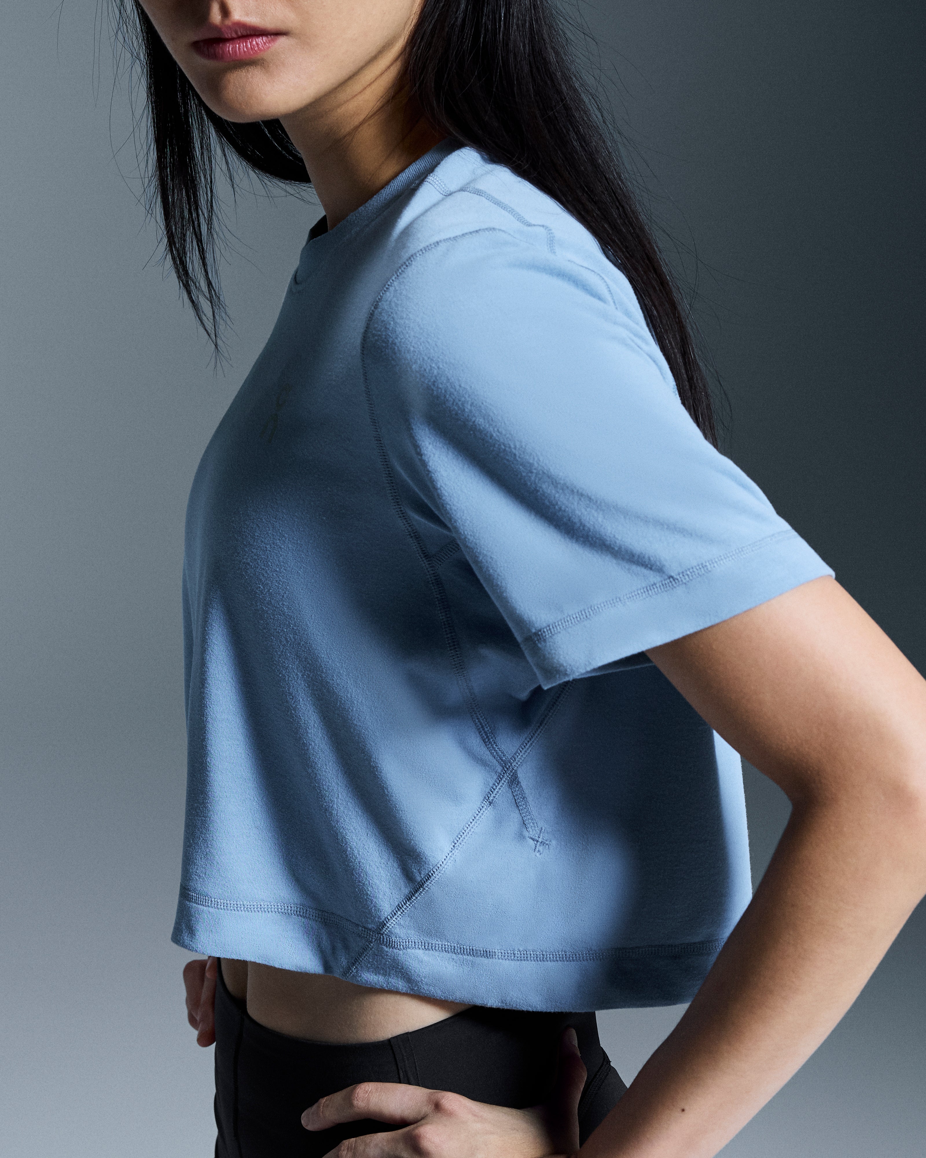 On Train-T Crop Chambray (Women'S)