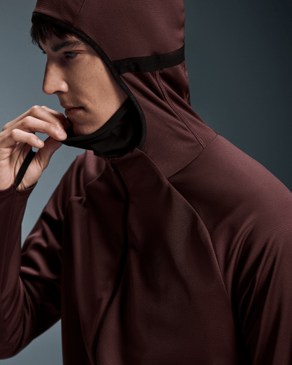 On Climate Zip Hoodie Mulberry