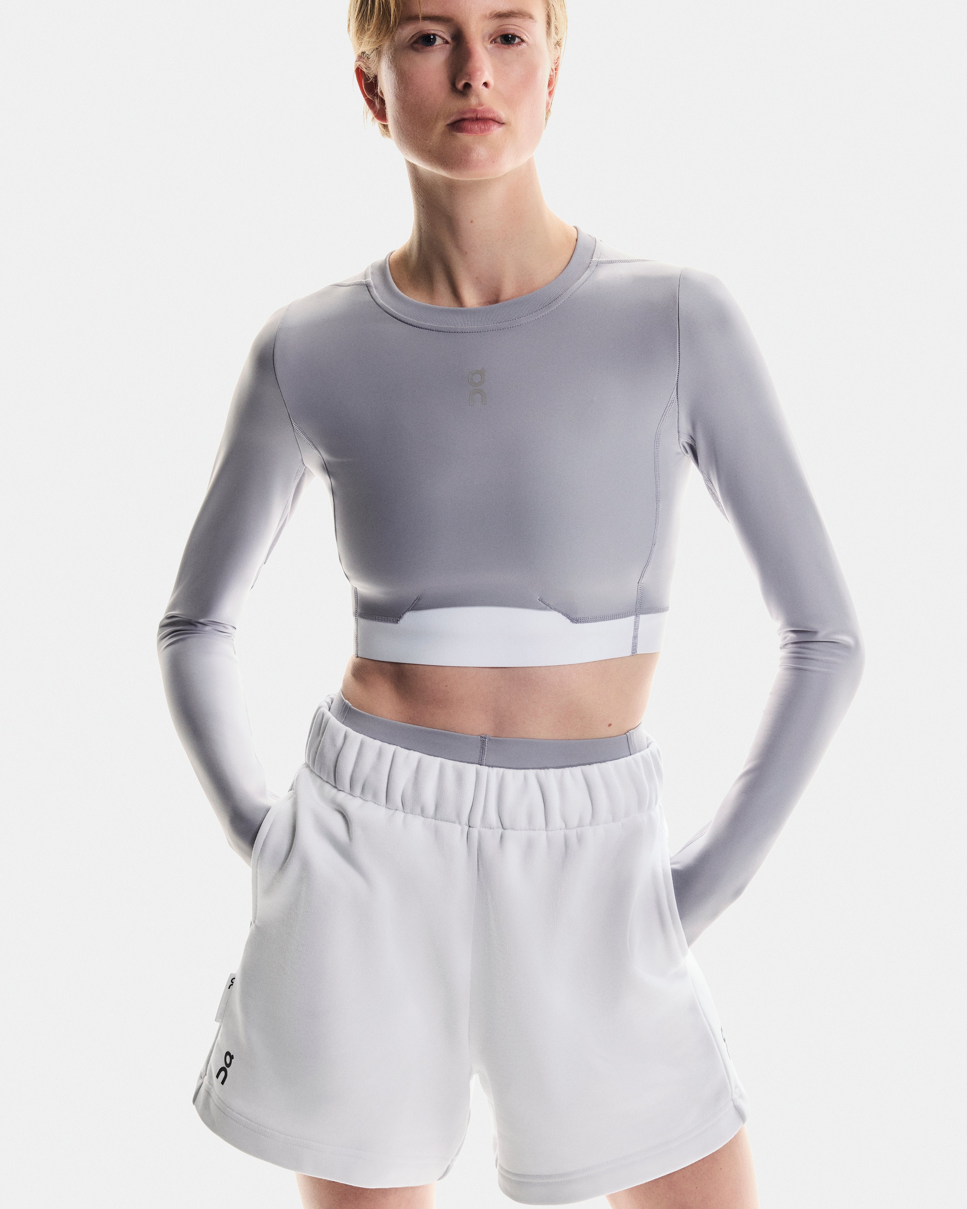 On Train Long Sleeve Crop Lilac (Women's)