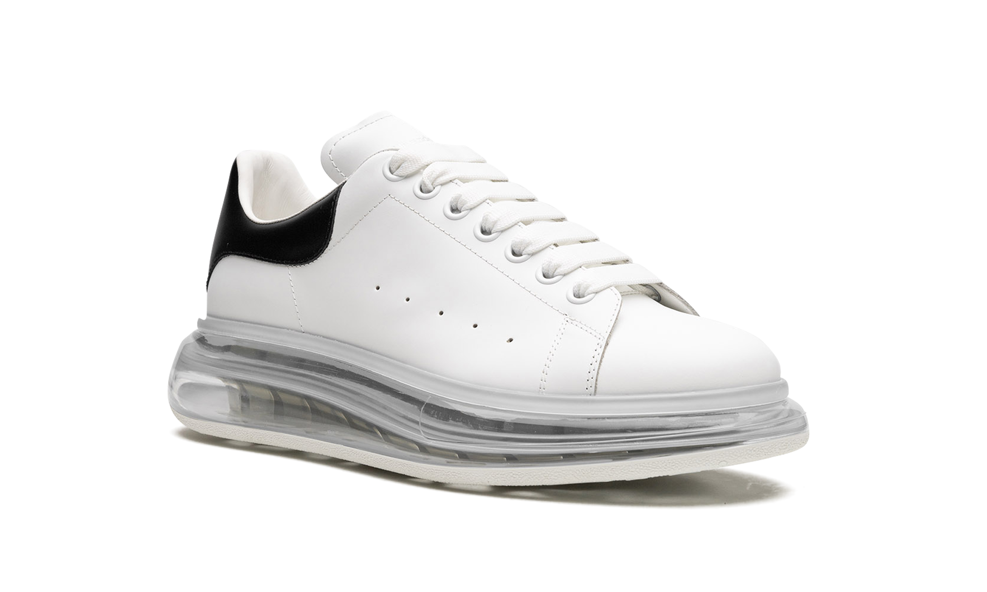 Alexander McQueen Oversized Clear Sole Black
