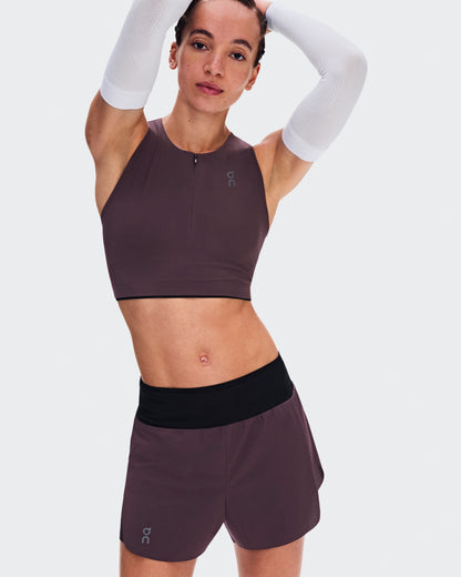 On Zero 2-In-1 Shorts Urchin | Black (Women'S)
