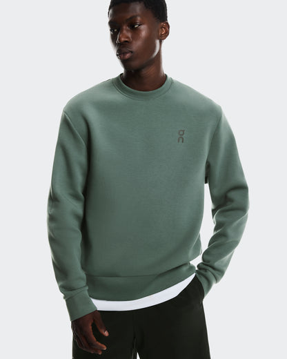 On Focus Tech Crew Olive