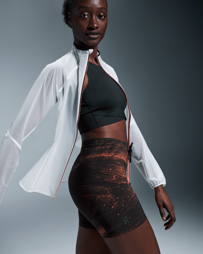 On Zero Jacket White | Flame (Women'S)