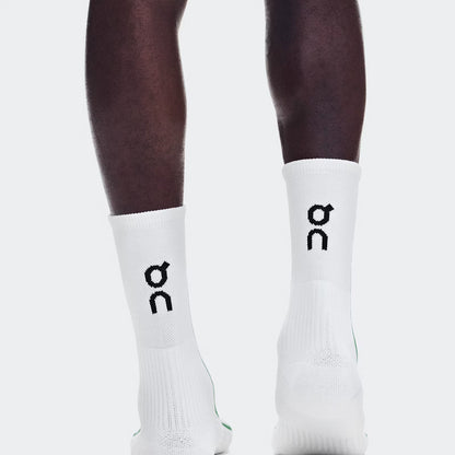 On Court Sock High White | Neem