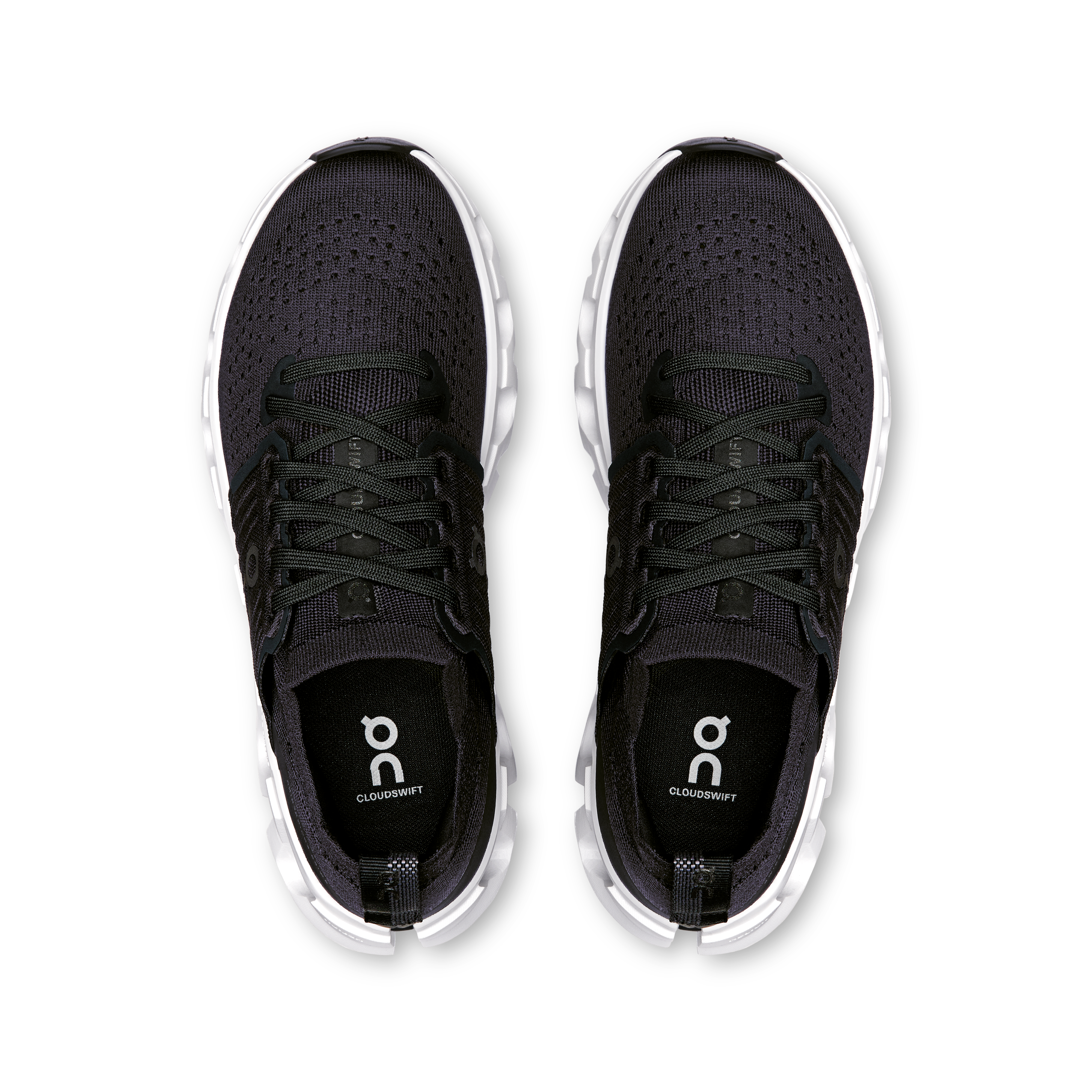 on running cloudswift 4 black white (women's)