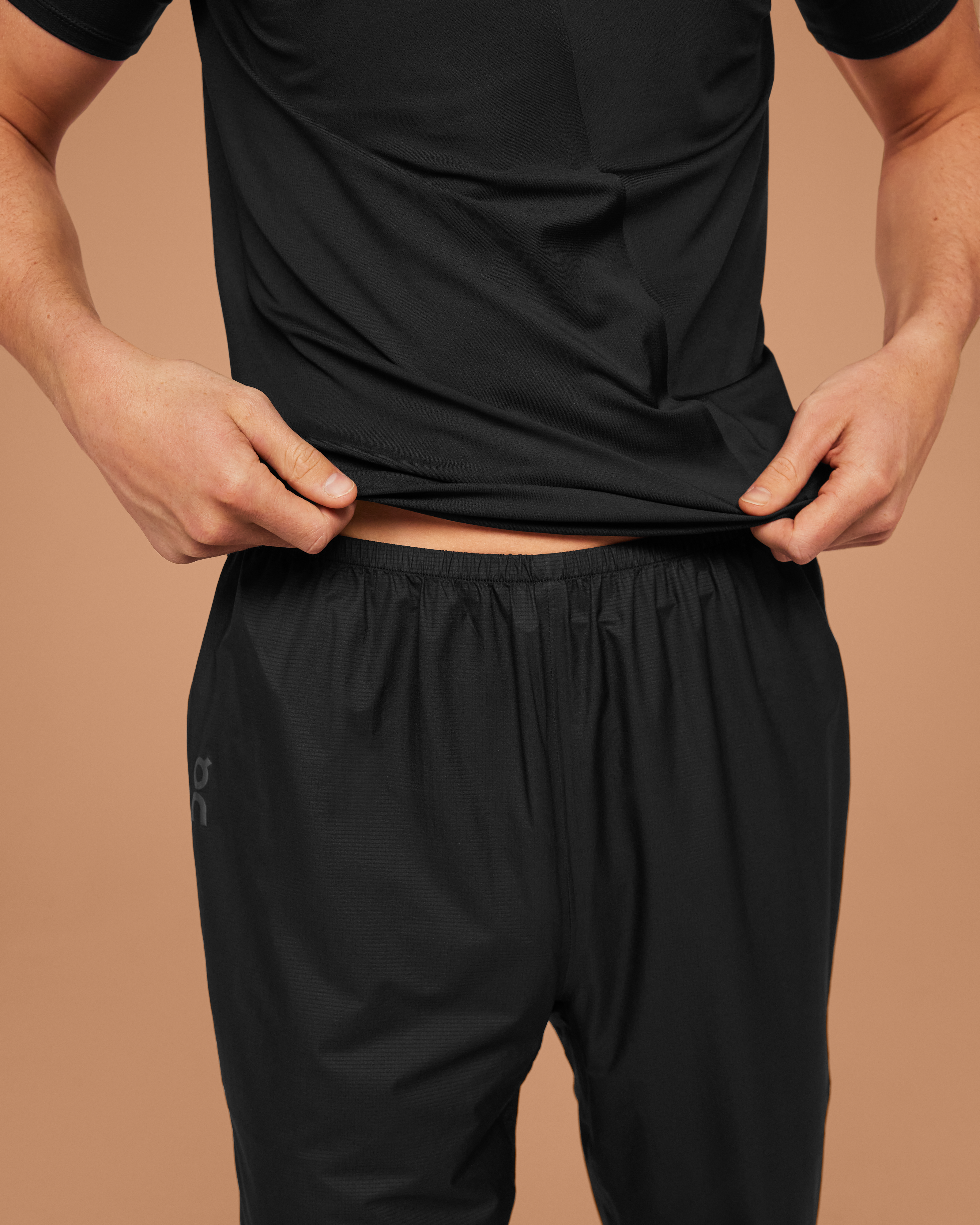 on ultra pants Black
