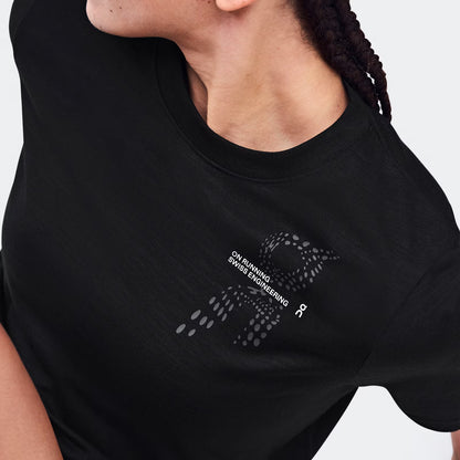 On On Run-T Black (Women'S)