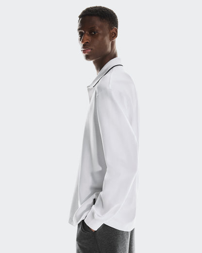 On Courtside Long-T Polo White