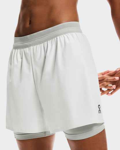 On 3" Performance 2/1 Shorts Iceberg | Tin (Women'S)