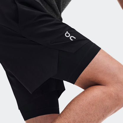 On Train 2-In-1 Shorts Black