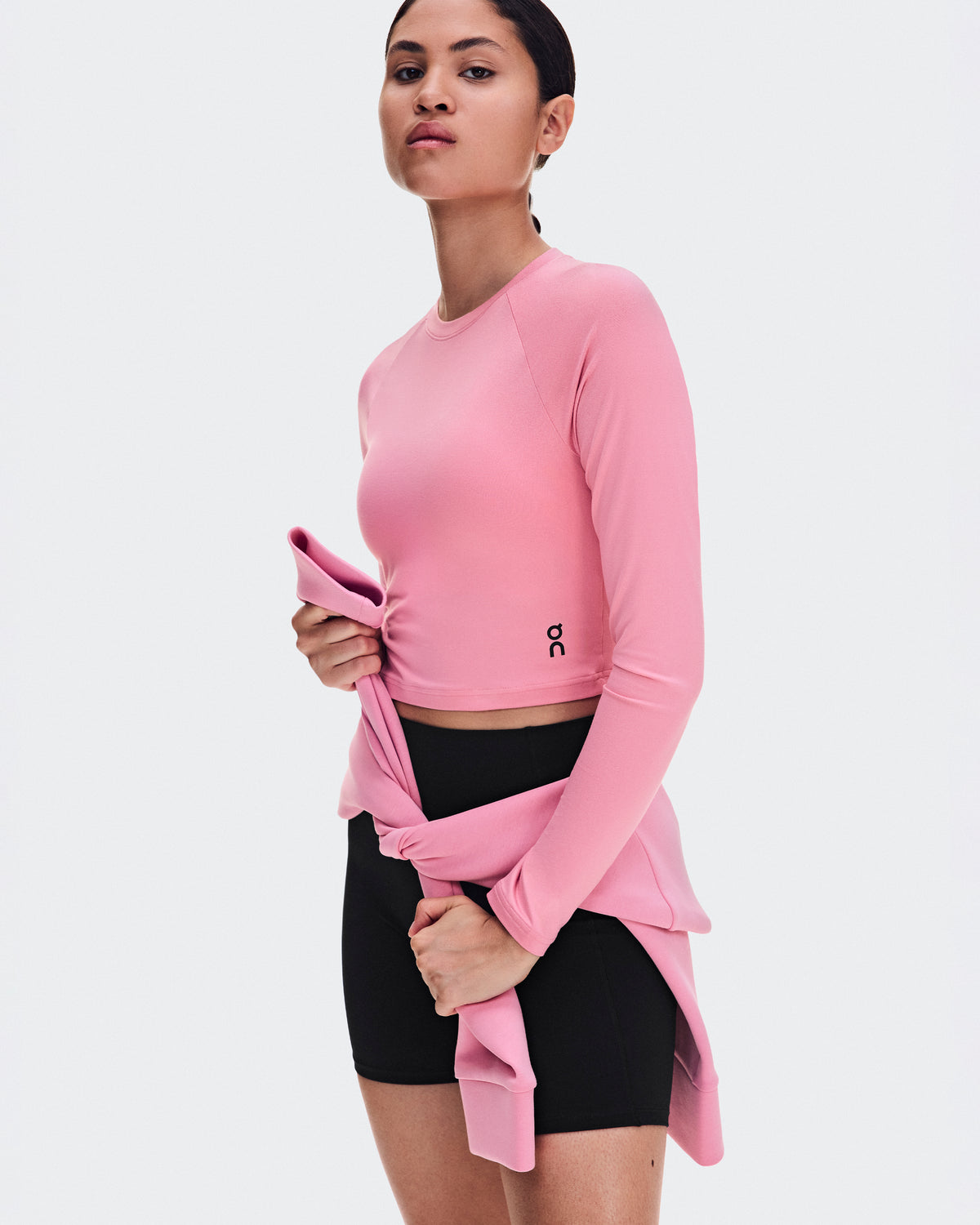 On Studio Long-T Crop Magnolia (Women'S)