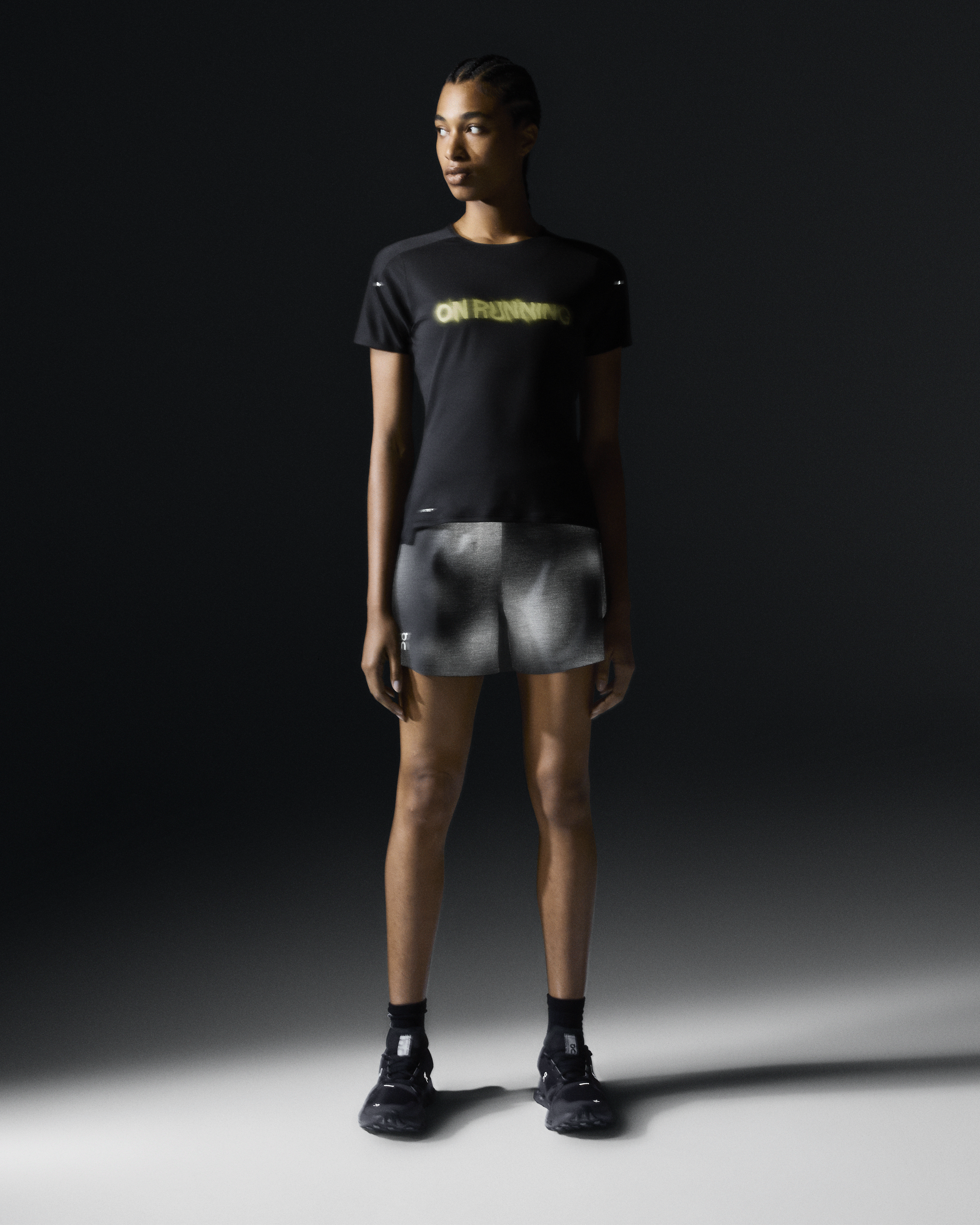 On Running Shorts Lumos Black (Women'S)