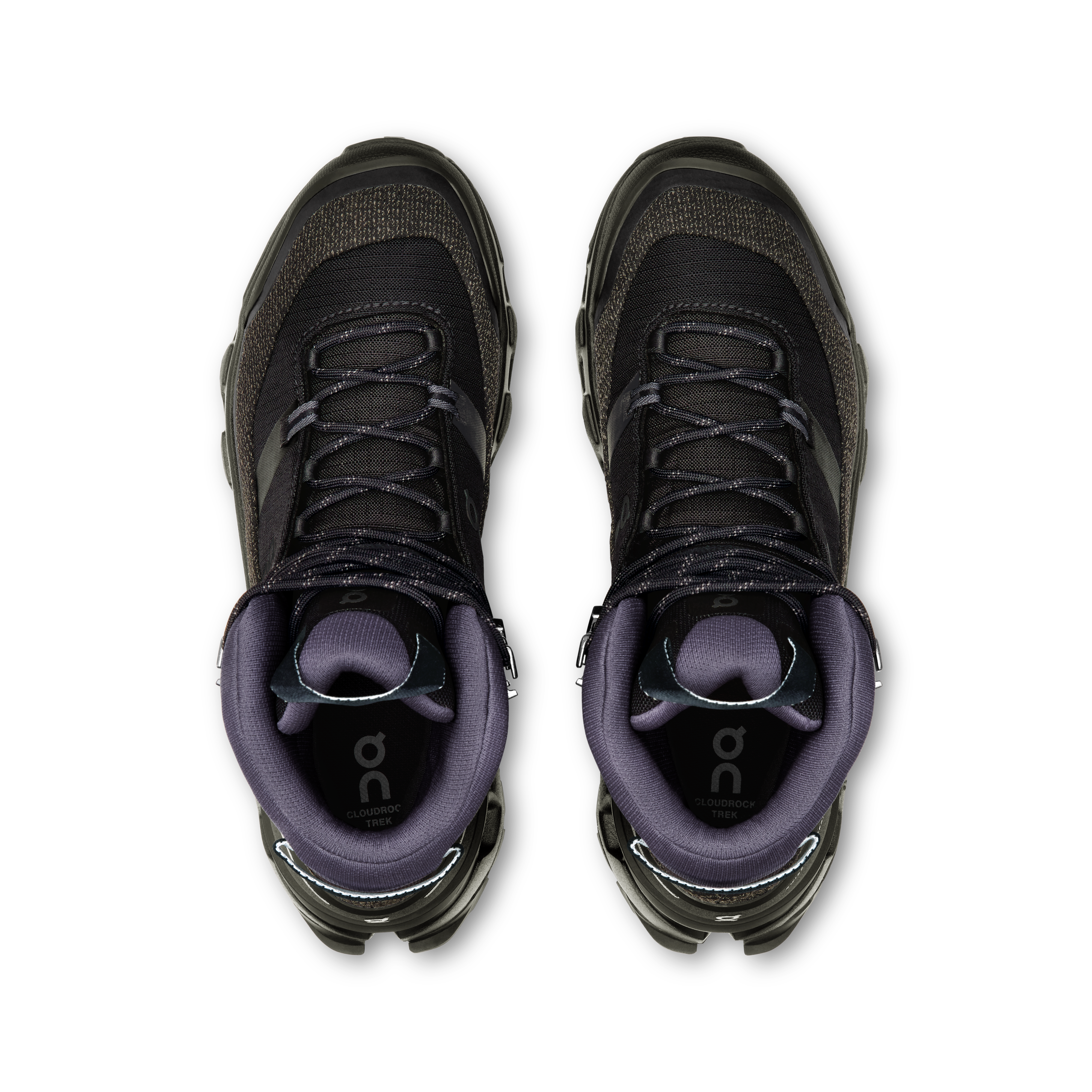 on running cloudrock trek waterproof black (women's)