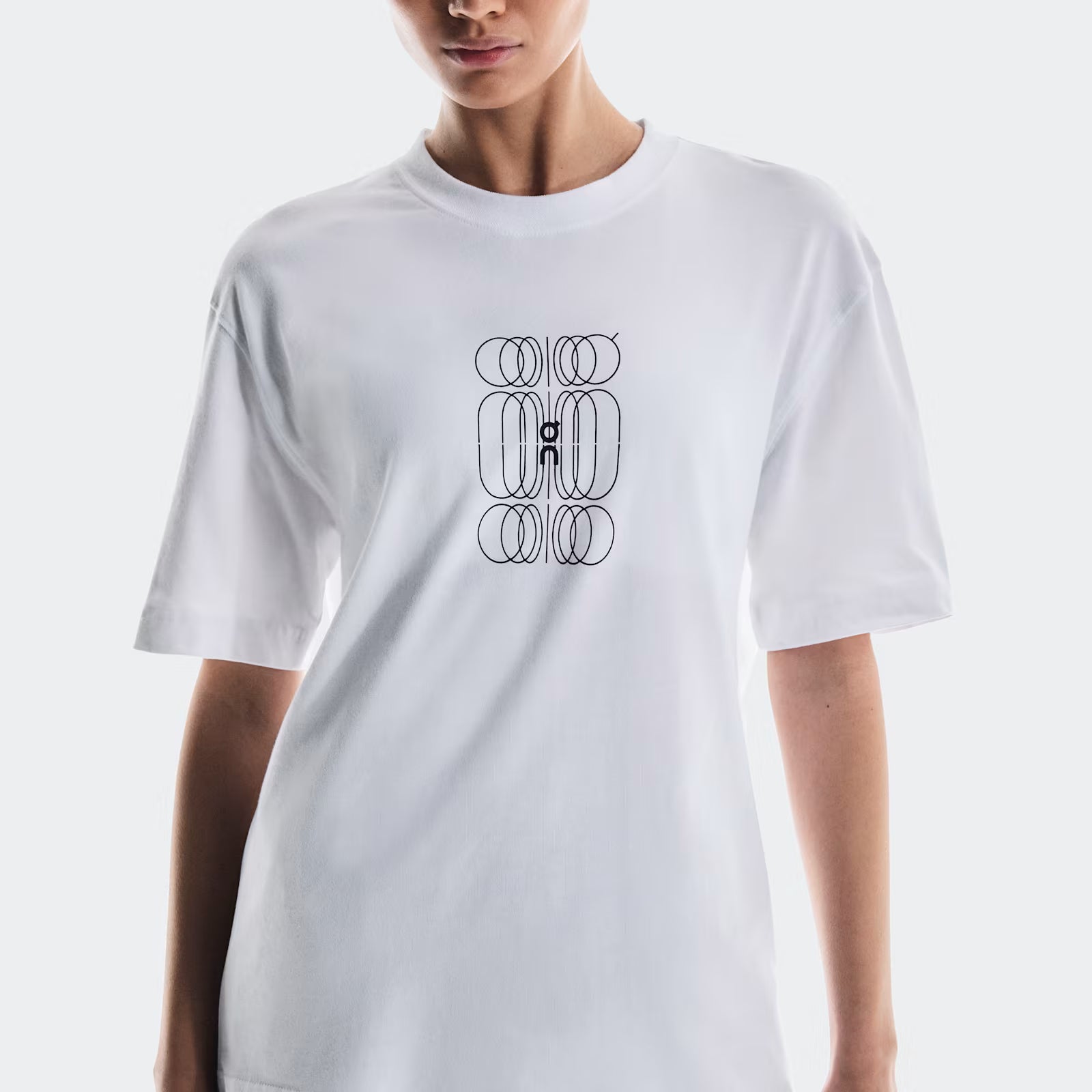 On Club-T Graphic White | Black (Women'S)