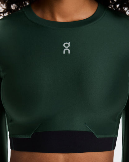 On Train Long Sleeve Crop Obsidian (Women'S)