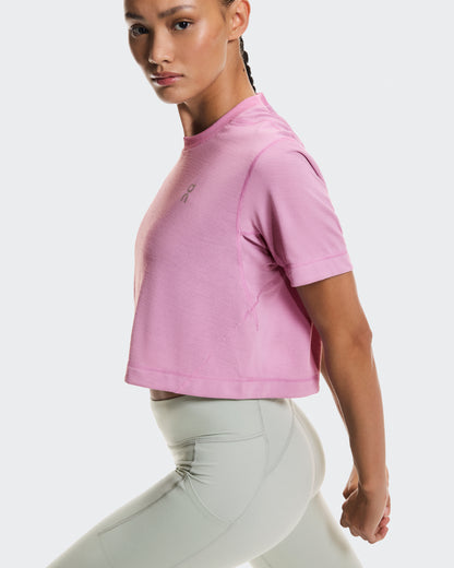 On Train-T Crop Graphic Sakura (Women'S)