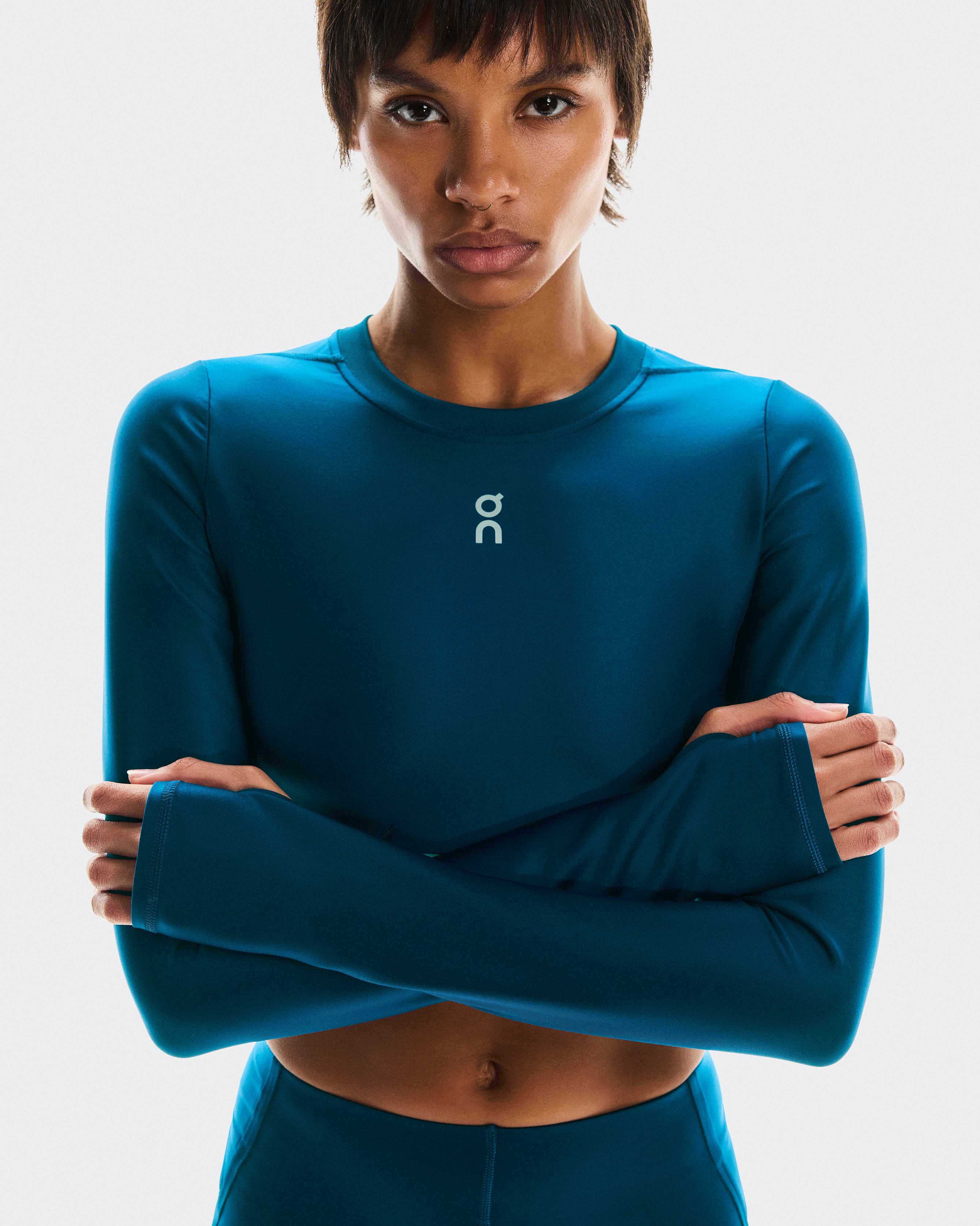 On Train Long Sleeve Crop Tempest (Women's)