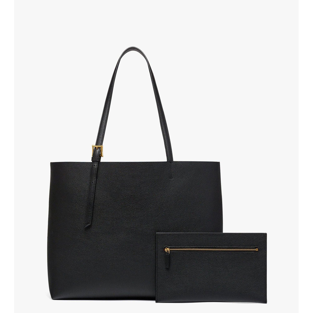 MCM Himmel Shopper In Embossed Logo Leather