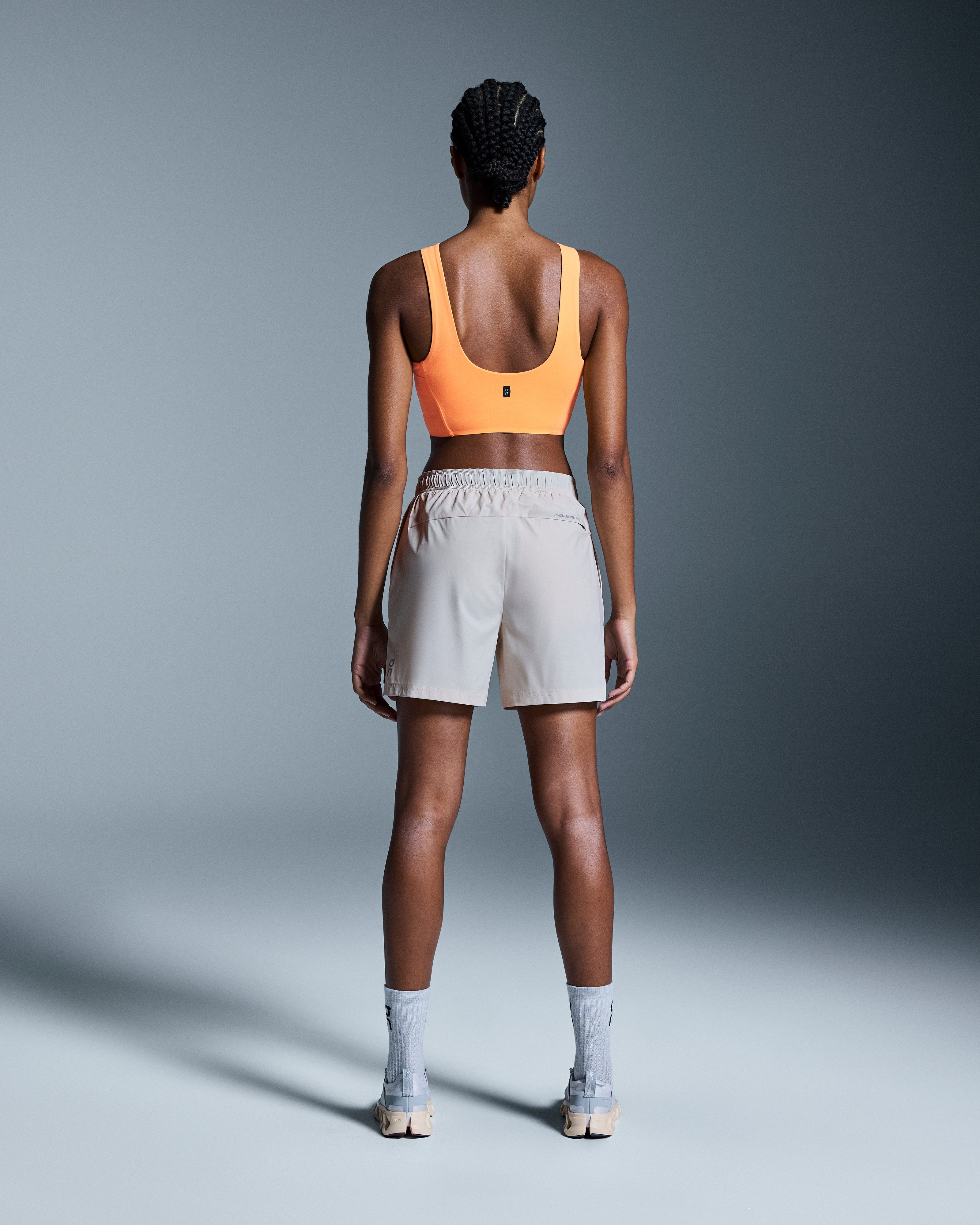 on core 2-in-1 crop Tangerine (Women's)