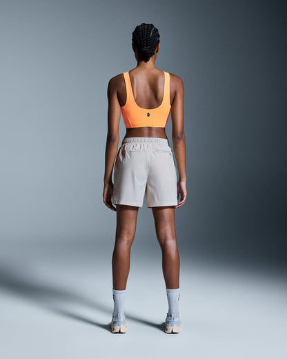 on core 2-in-1 crop Tangerine (Women's)
