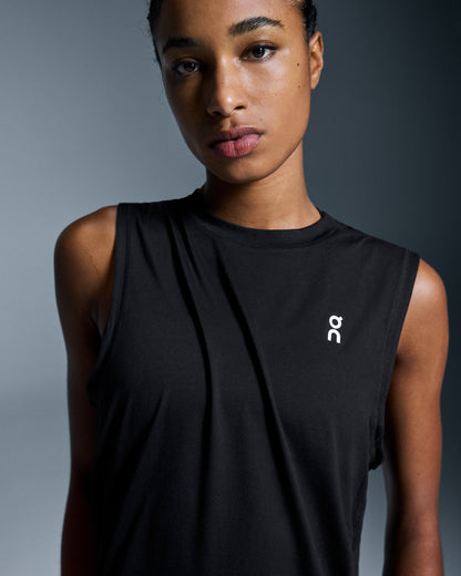 On Courtside Tank Black (Women'S)