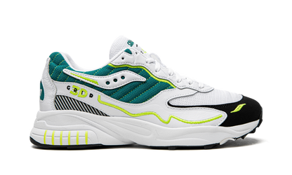 Saucony 3D Grid Hurricane White Green Lime