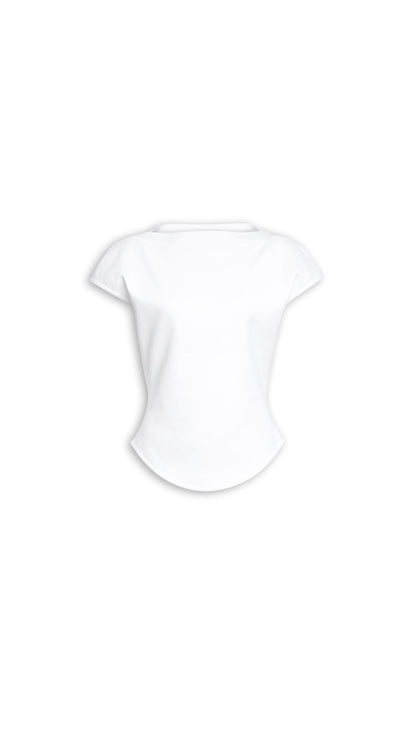 Alaïa Cap Cotton T-Shirt
