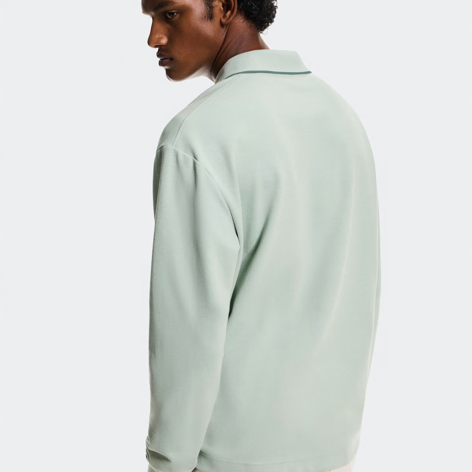 On Courtside Long-T Polo Mineral | Tide