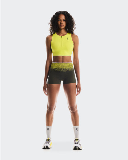 On Race Crop Lime (Women's)