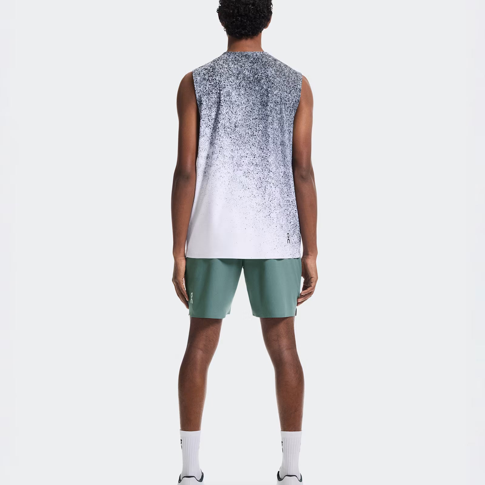 On Court Tank Fade Thistle | White