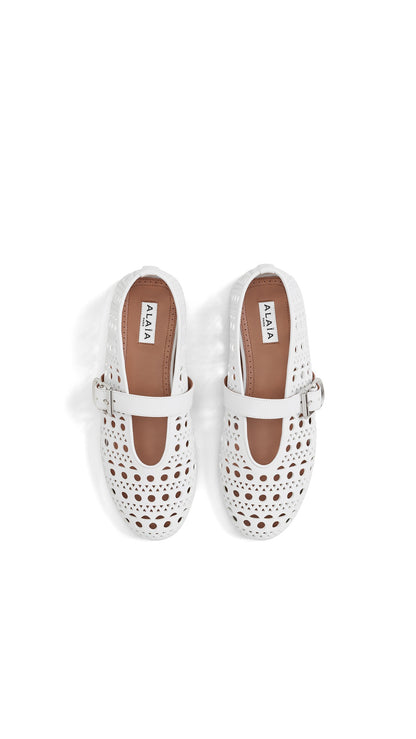 Alaïa Ballet Flats In Vienne Lambskin
