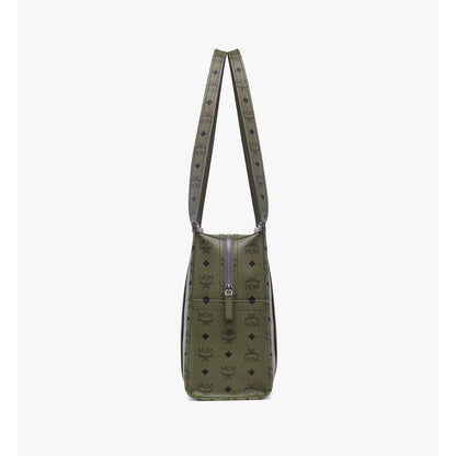 MCM Large Aren School Bag Tote in Visetos