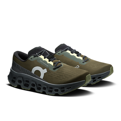On Cloudmonster 3 Olive Eclipse