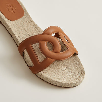  Hermes Famosa Espadrille Naturel