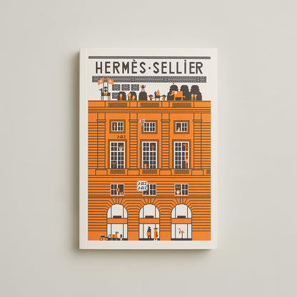  Hermes Faubourg Blank Notebook Neutre