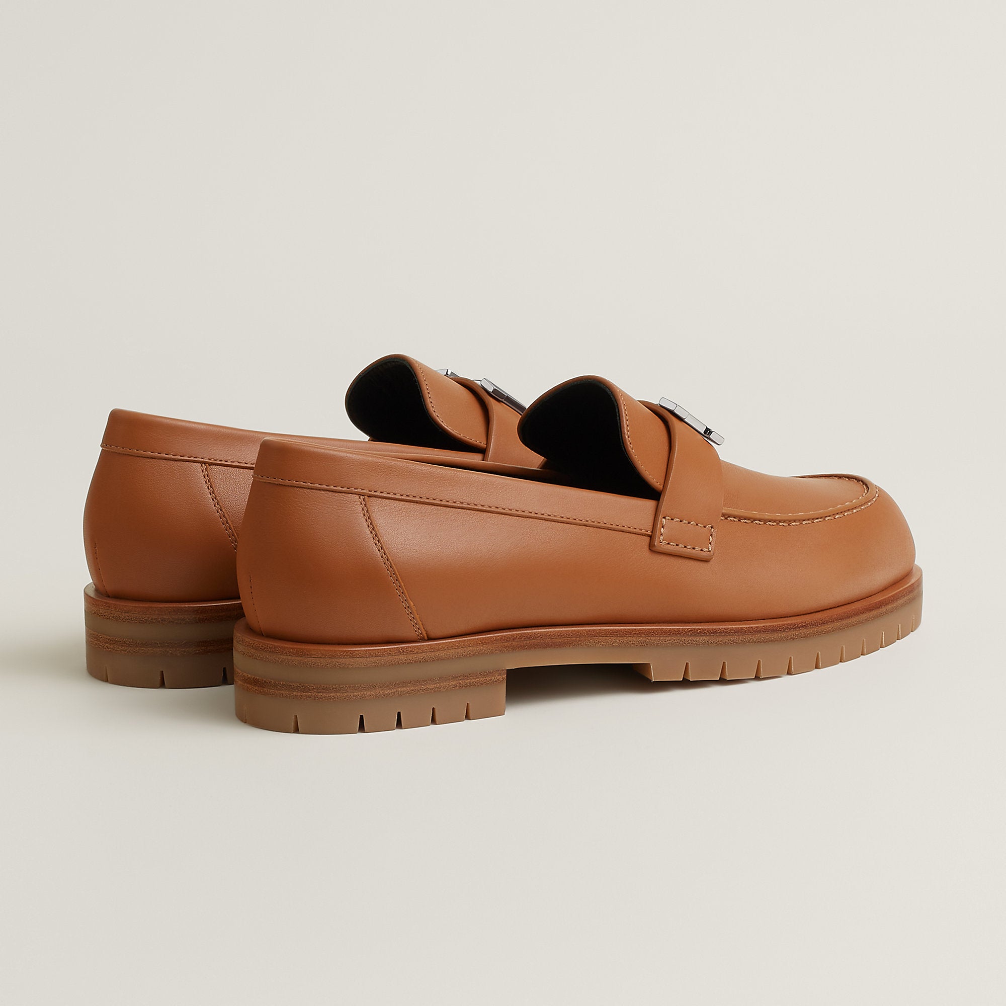  Hermes Faubourg Loafer Naturel