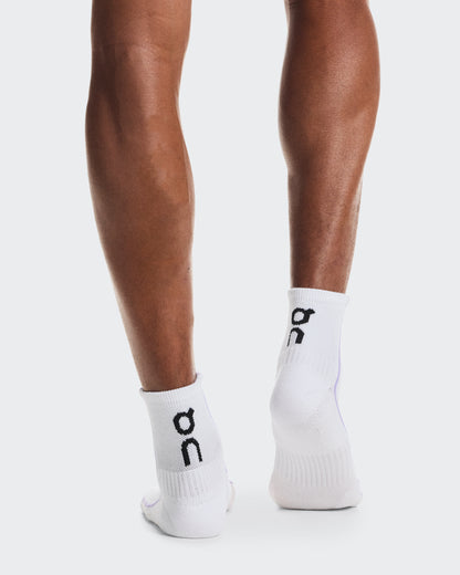 On Court Sock Mid White | Bloom